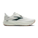 White running shoe with 'Brooks' branding on a white background