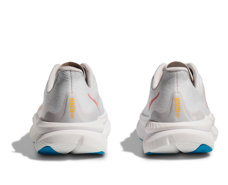 Hoka Mach 6 White Nimbus Clous  Women's 6