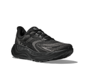 Black athletic shoe on a white background