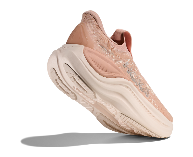 Hoka Skyward Laceless Rose Latte Rose Cream Women's  6