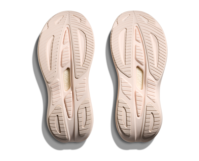 Hoka Skyward Laceless Rose Latte Rose Cream Women's  3