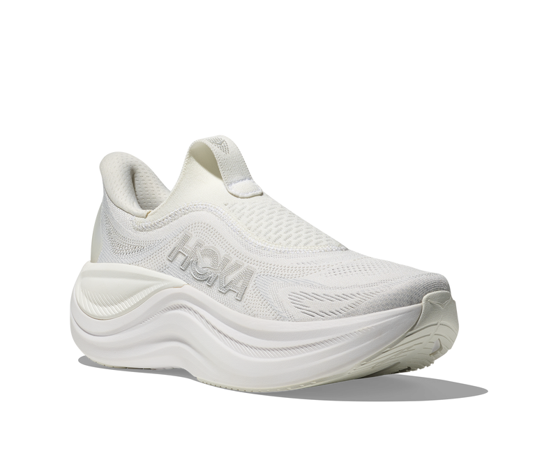 Hoka Skyward Laceless White Women's 6