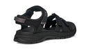 Black sandal on a white background