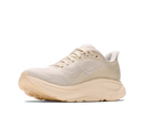 Beige running shoe on a white background