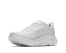 White running shoe on a white background