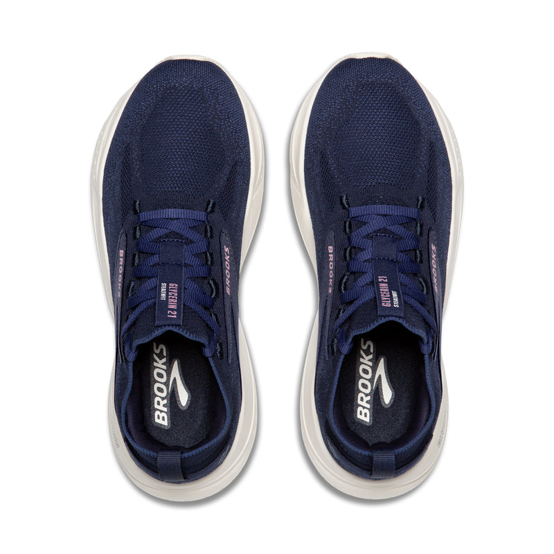 Brooks Glycerin StealthFit 21 Peacoat Onyx Orchid Women's 4