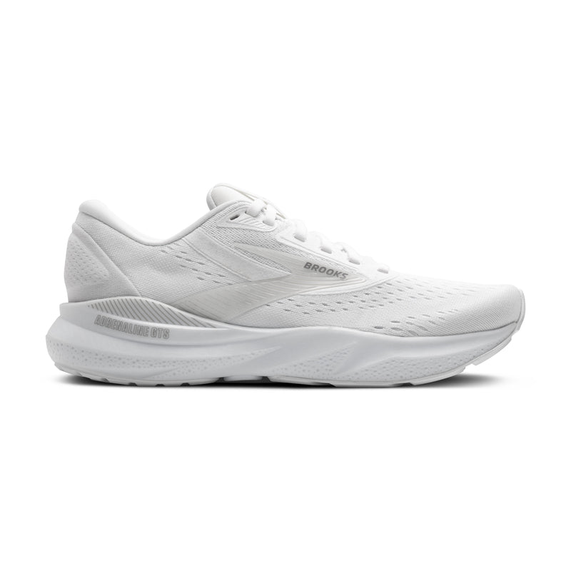 Brooks Adrenaline GTS 24 White Oyster alloy Women's (WIDE WIDTH) 1