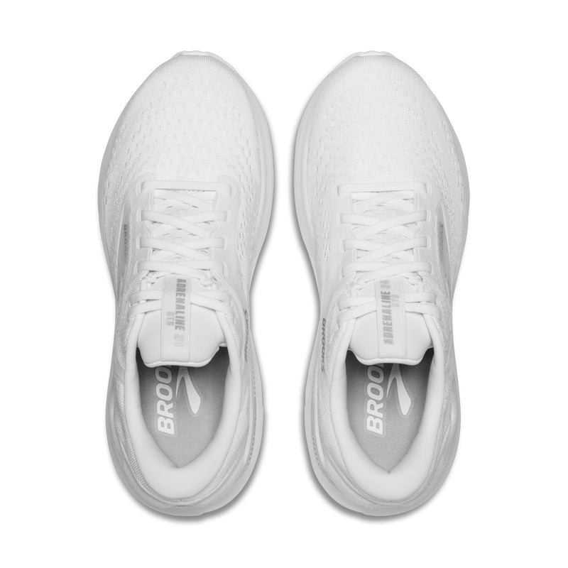 Brooks Adrenaline GTS 24 White Oyster alloy Women's (WIDE WIDTH) 5
