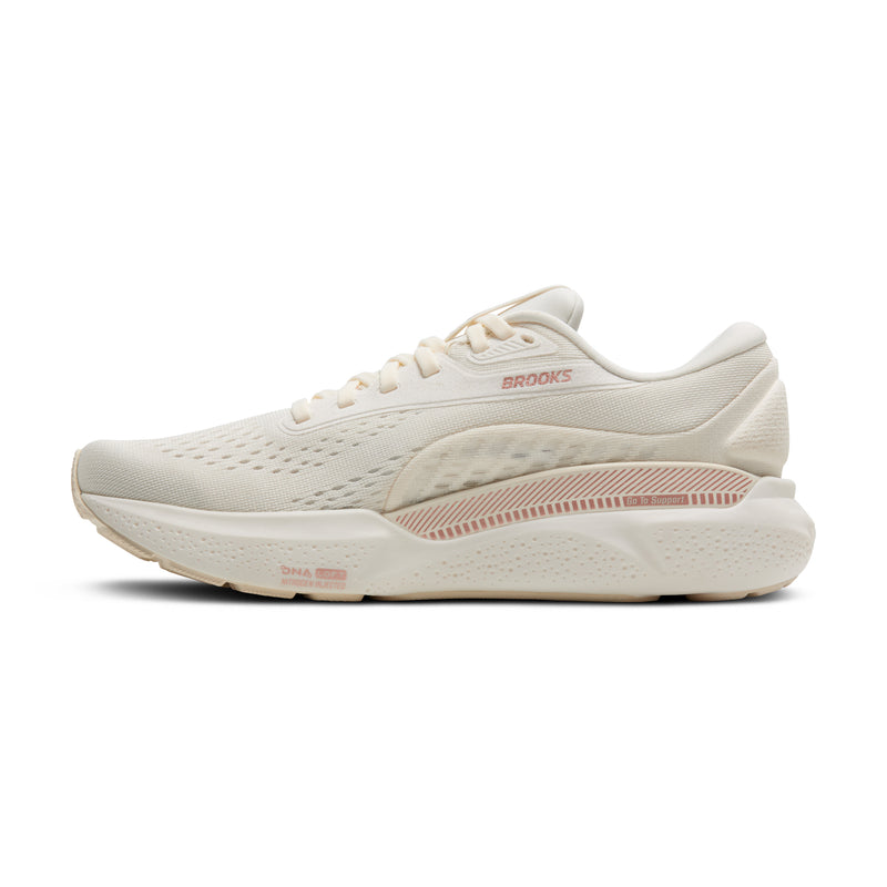 Brooks Adrenaline GTS 24 Coconut Rose Gold White Women's 7