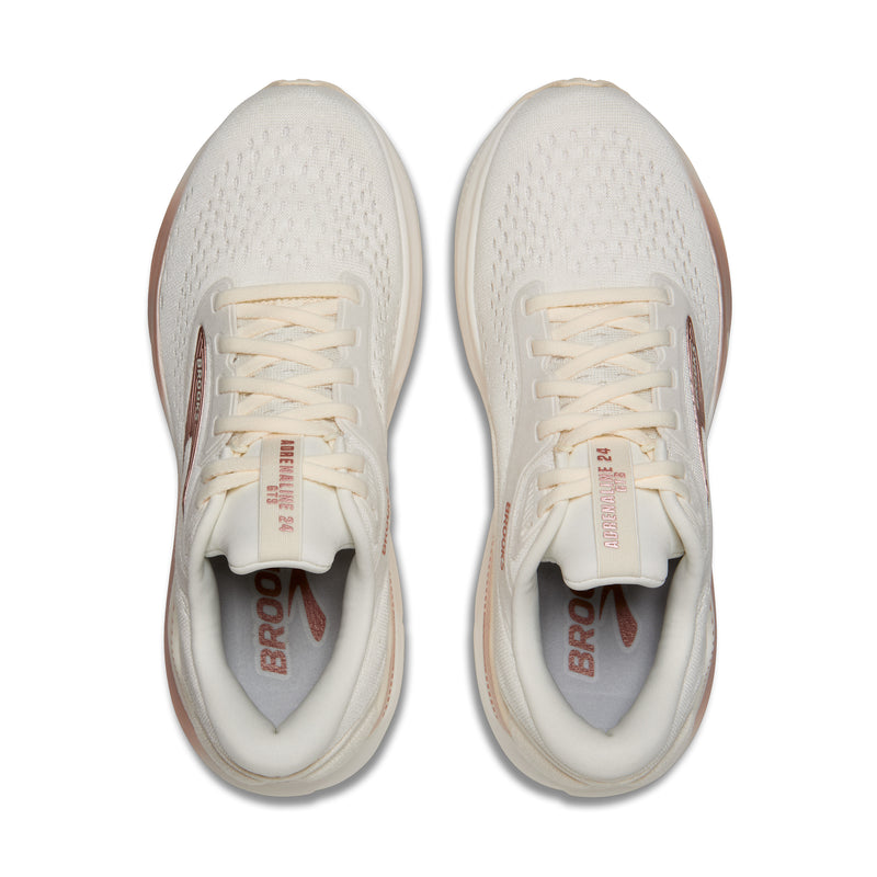 Brooks Adrenaline GTS 24 Coconut Rose Gold White Women's 3