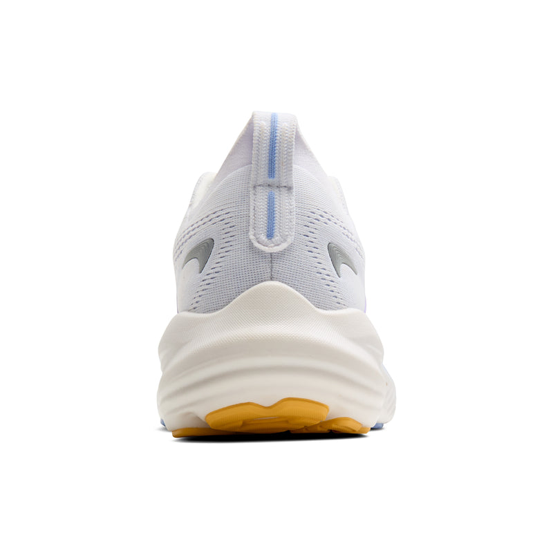 Brooks Glycerin 22 White Blue Heron Apricot Women's 8