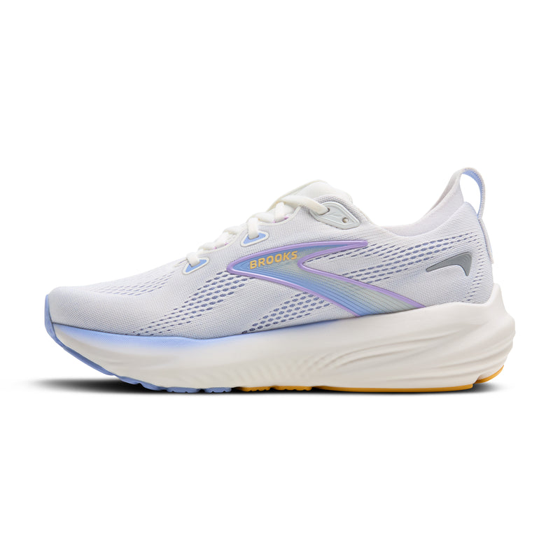 Brooks Glycerin 22 White Blue Heron Apricot Women's 2