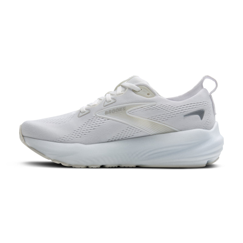 Brooks Glycerin 22 White White Grey Women's 6