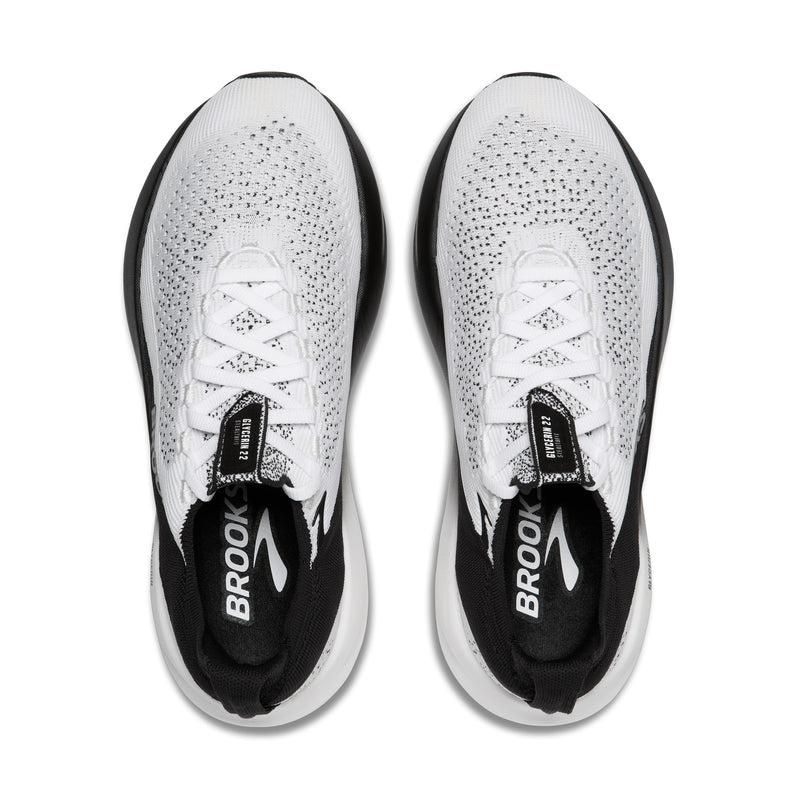 Brooks Glycerin StealthFit 22 White Grey Black Women's  5