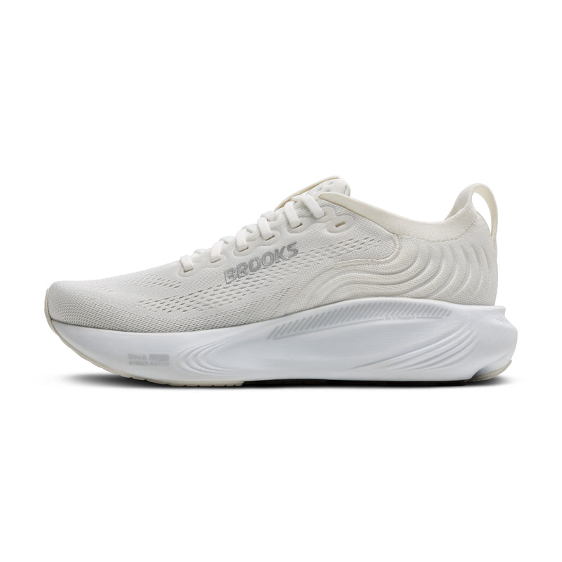 Brooks Adrenaline GTS 25 White White Silver Women's 5