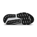 Black and white running shoe sole with 'Brooks' branding on a white background