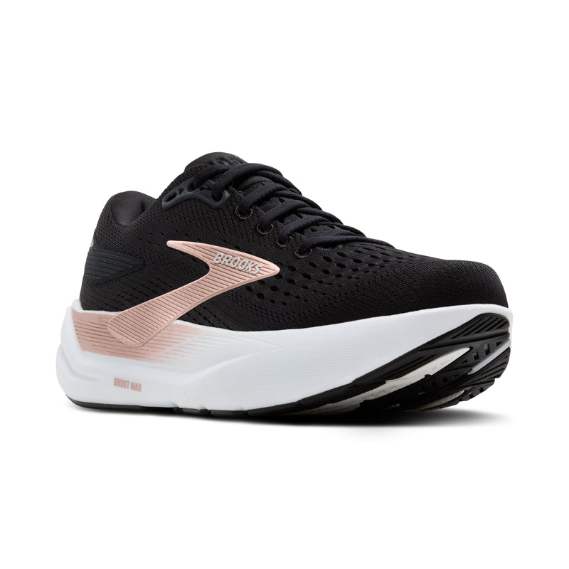 Brooks Ghost Max 3 Coconut Black Black Rose Gold Women's (WIDE WIDTH) 3