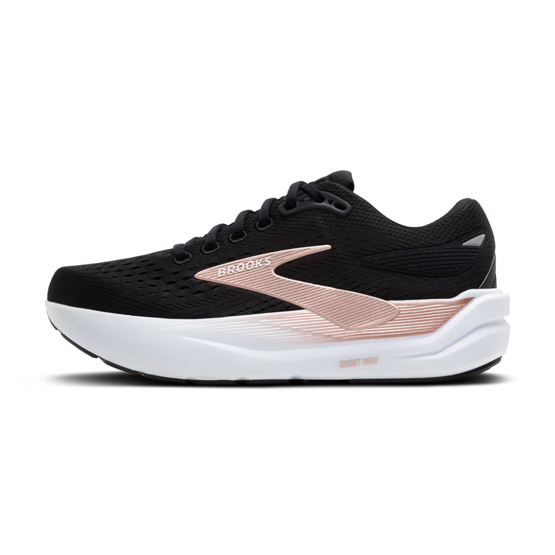 Brooks Ghost Max 3 Coconut Black Black Rose Gold Women's (WIDE WIDTH) 8