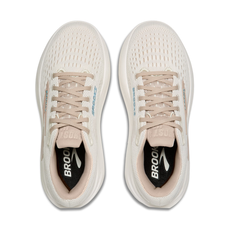 Brooks Ghost Max 3 Coconut Chateau Grey Blue Women's (WIDE WIDTH) 4