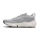 Gray running shoe on a white background