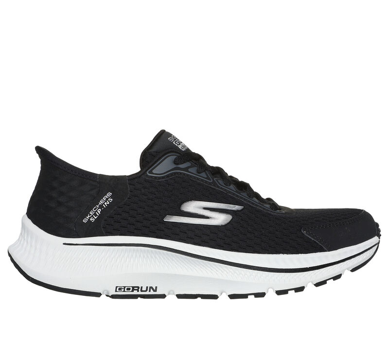 Skechers Slip-ins GO RUN Consistent 2.0 Endure Black Silver Women's 4