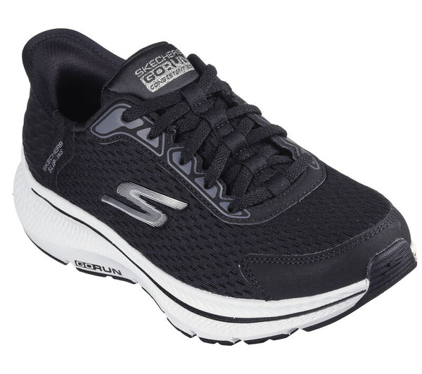 Skechers Slip-ins GO RUN Consistent 2.0 Endure Black Silver Women's