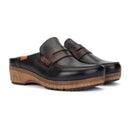Pikolinos Granada Black Leather Clog Women's 1