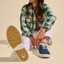 Olukai Kohu Canvas Casual Sneaker Navy Women's 6