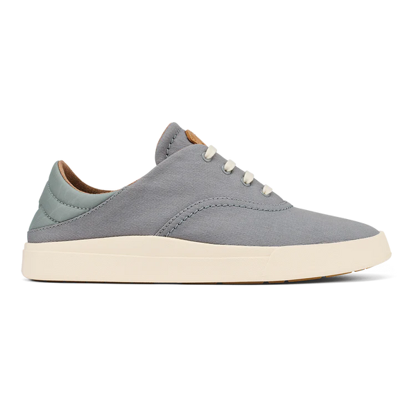 Olukai Kohu Canvas Casual Sneaker Mist Grey Women's