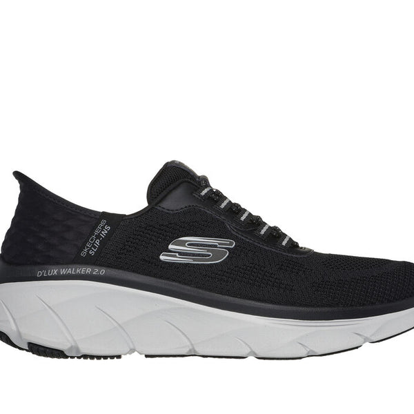 Skechers Slip-ins RF: D'Lux Walker Rezinate Black Grey Men's