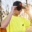 Brunt Flat Brim Snapbacks Work Hat with Built in Pencil Holder 7