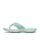 Black sandal on a white background