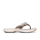 Clarks Breezey Sun Sandal Pewter Women's 2