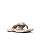 Clarks Breezey Sun Sandal Pewter Women's 1