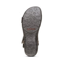 Aetrex Gabby Adjustable Quarter Strap Sandal Black Multi Women's  4