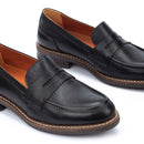 Pikolinos Aldaya Loafers Black Women's 6