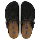 Birkenstock Boston Black Suede Regular Women's 3