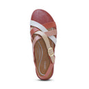 Aetrex Carmen Cross Band Adjustable Sandal Women's  19