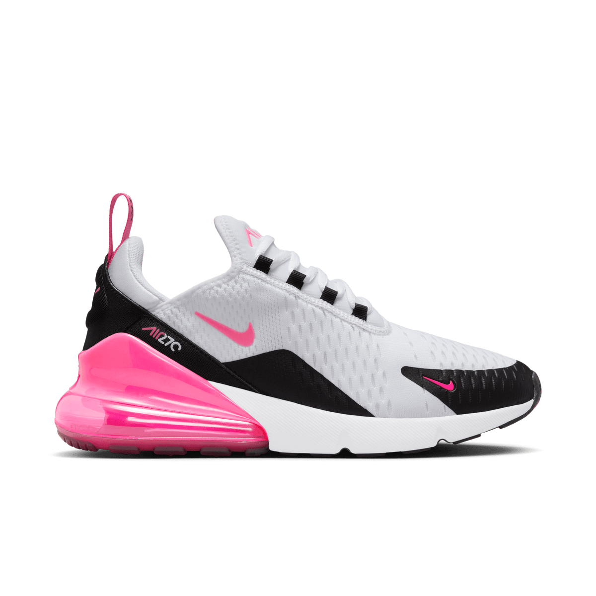 Nike Air Max 270 White Hyper Pink Black White Women's