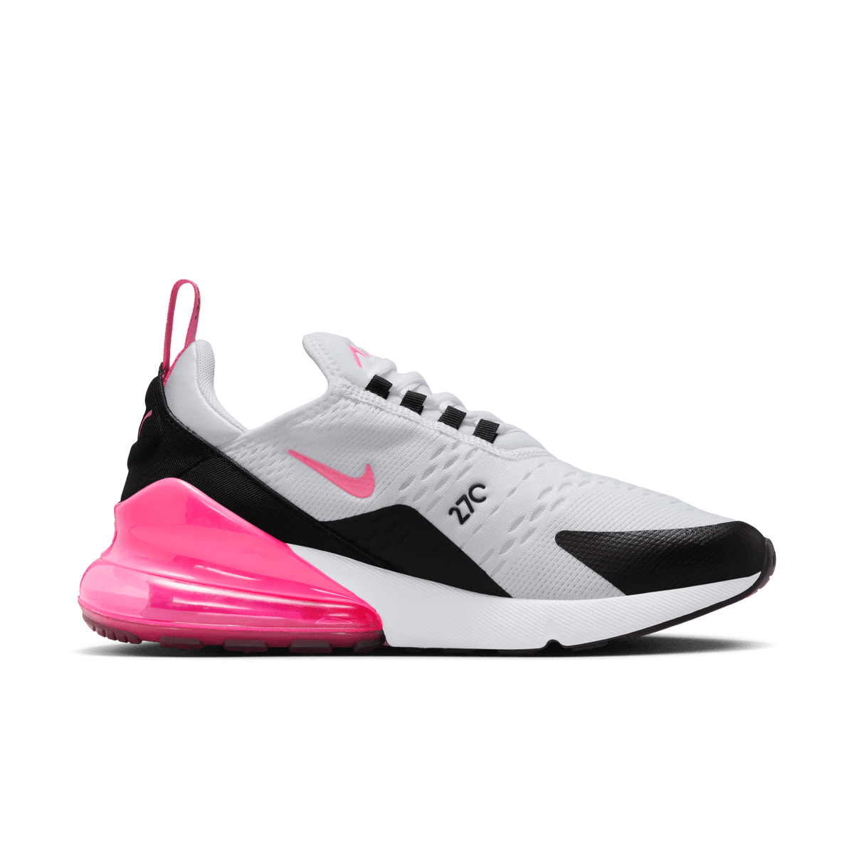 Nike Air Max 270 White Hyper Pink Black White Women's