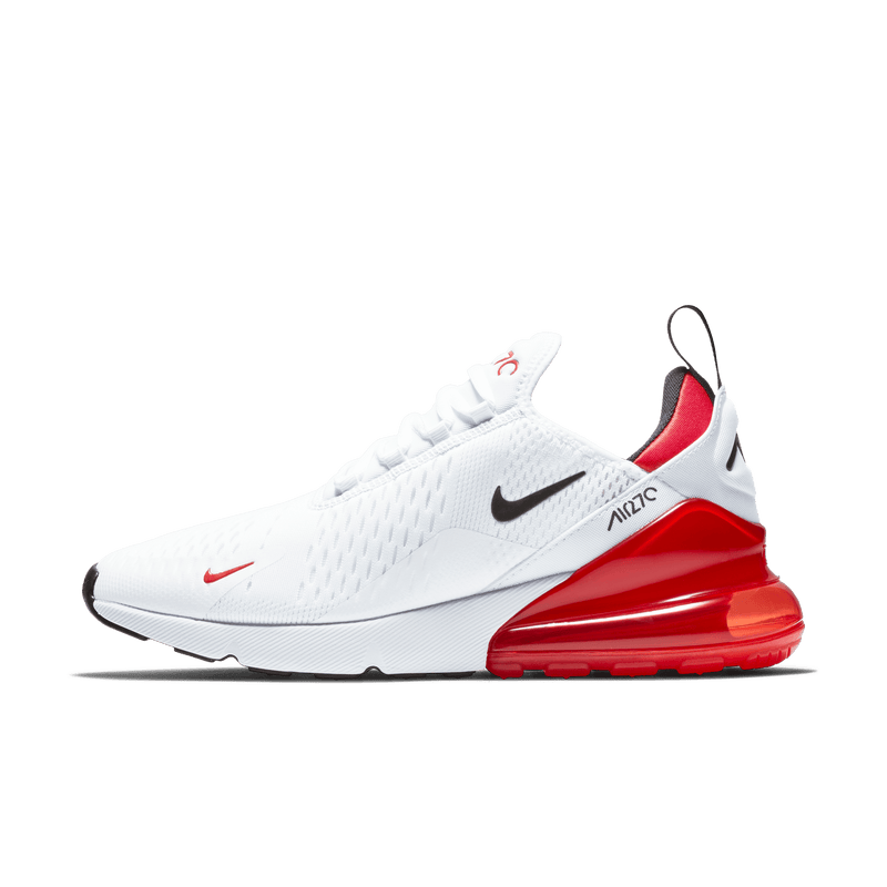 Nike Air Max 270 White Black University Red Men's  2