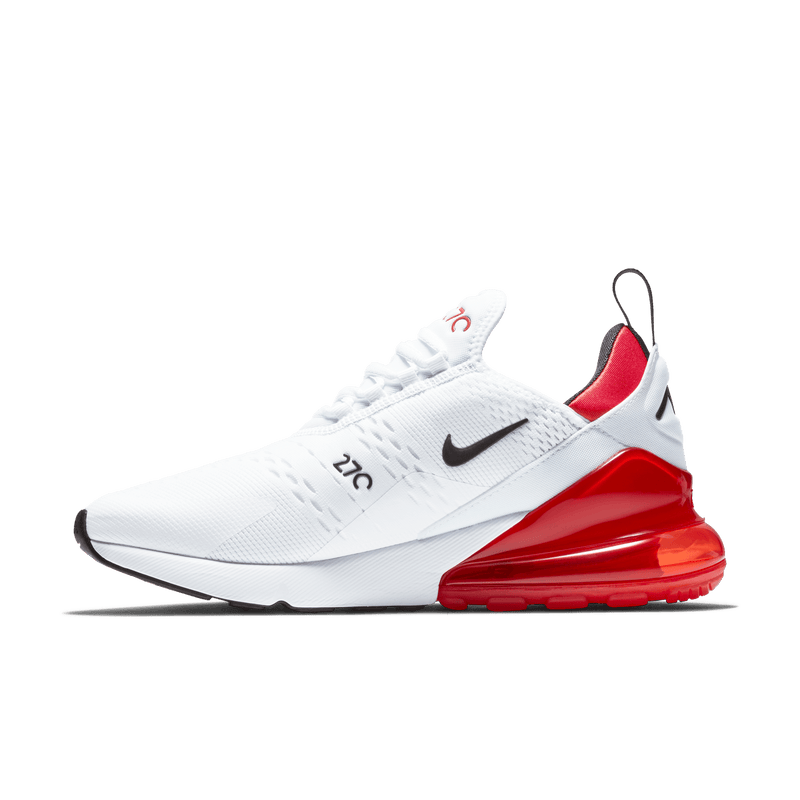 Nike Air Max 270 White Black University Red Men's  7