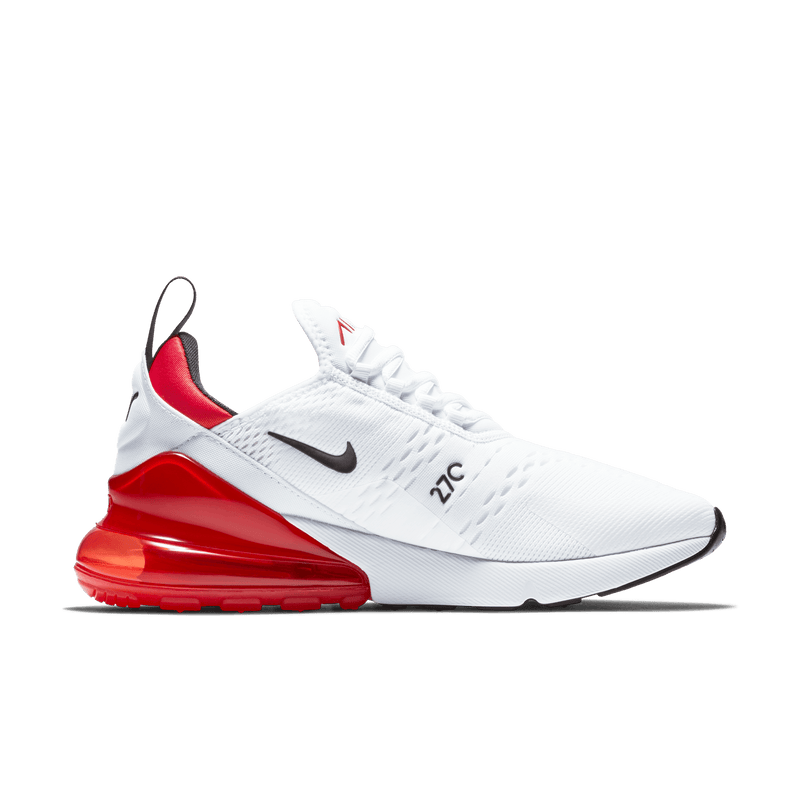 Nike Air Max 270 White Black University Red Men's  4