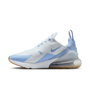 Nike Air Max 270 White Blue Tint Gum Light Brown Aluminum Women's  8