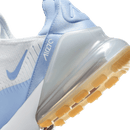 Nike Air Max 270 White Blue Tint Gum Light Brown Aluminum Women's  5