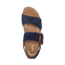 Aetrex Ashley Wedge Sandal Navy Women's 5