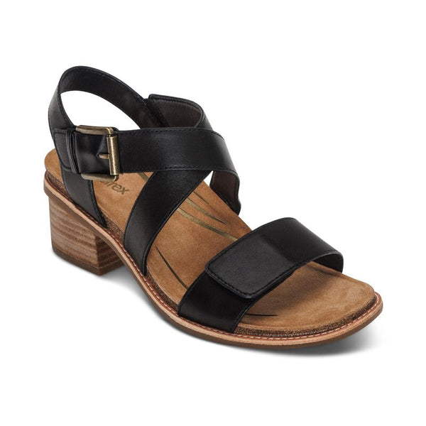 Aetrex Kristin Black Women's Sandal 1