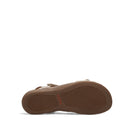 Brown sandal sole on a white background