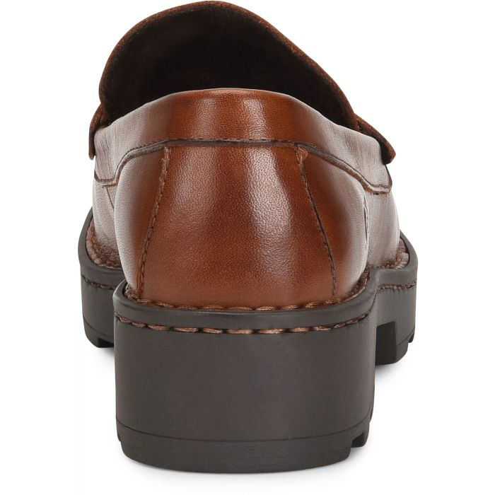 Born Carrera Penny Loafer Brown Women's