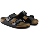 Birkenstock Arizona Black Patent Birko Flor 5